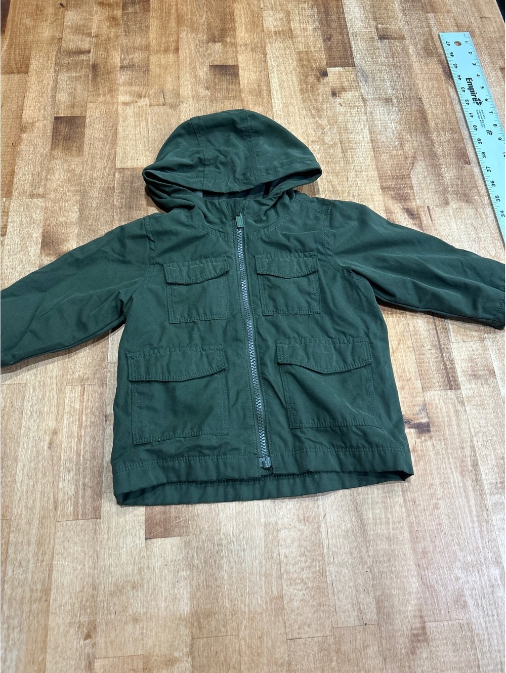 Old Navy Toddler 12-18M Green Hooded Jacket